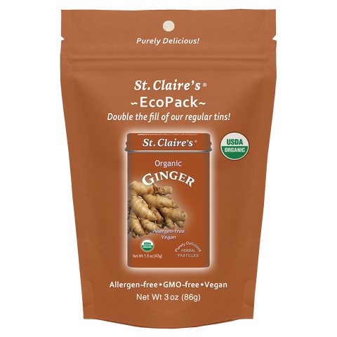 Organic Ginger Herbal Pastilles