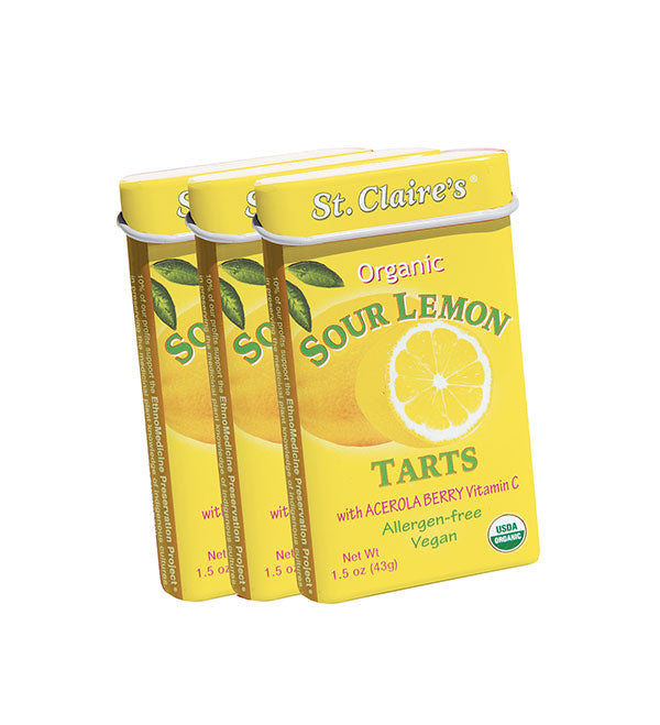 St. Claire's Organic Fruit Tart Candies, (Sweet Peach, 8 Ounce Refill Bag, Over 240 Pieces) | Gluten-Free, Vegan, GMO-Free, Plant-based, Allergen-Free | Made In Our Allergen-Free Facility : Gourmet Food