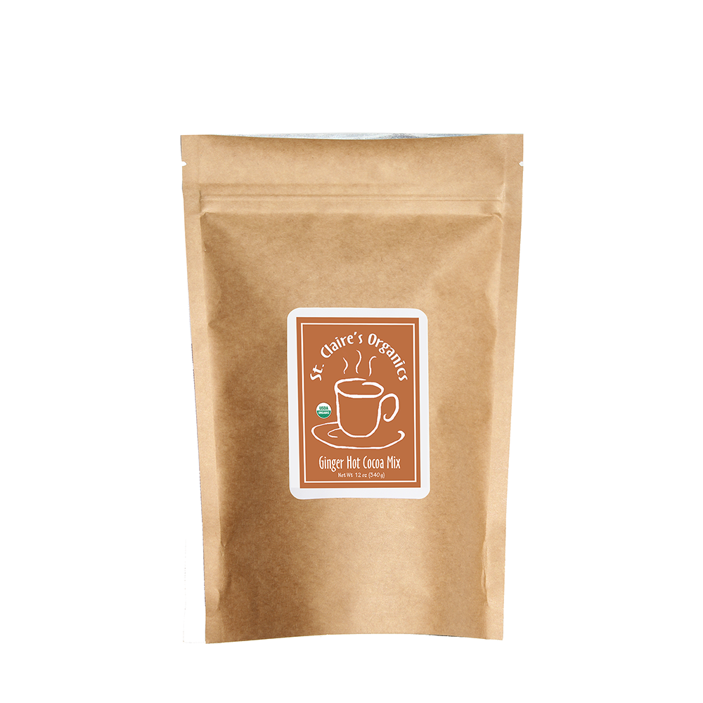 Ginger Hot Cocoa Mix (Net Weight - 12 oz.) – St. Claire's Organics