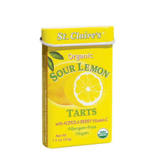 Organic Sour Lemon Tarts with Acerola Berry Vitamin C