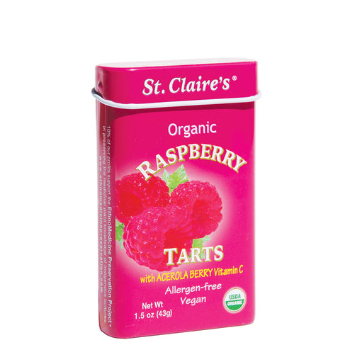 Organic Raspberry Tarts with Acerola Berry Vitamin C