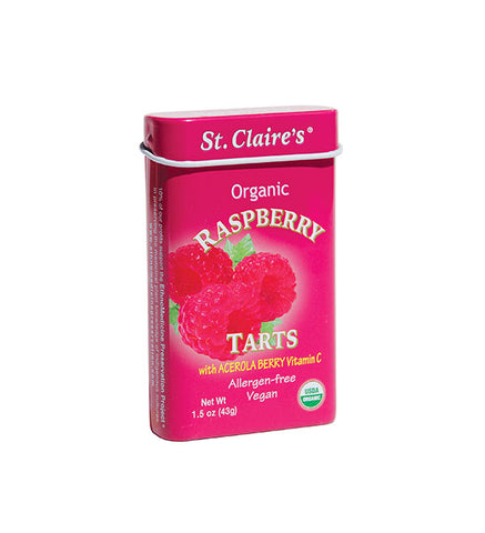 Organic Raspberry Tarts with Acerola Berry Vitamin C